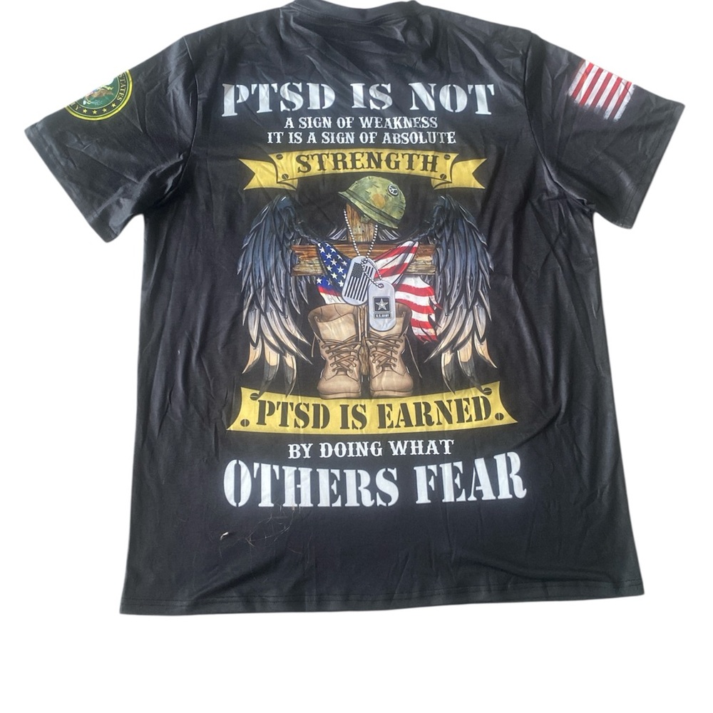 U.S. Army Black T-Shirt - Picture 2 of 3